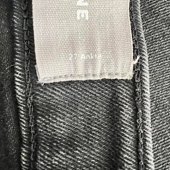 Everlane High Rise Black Ankle Jeans Size 27 - Picture 7 of 9